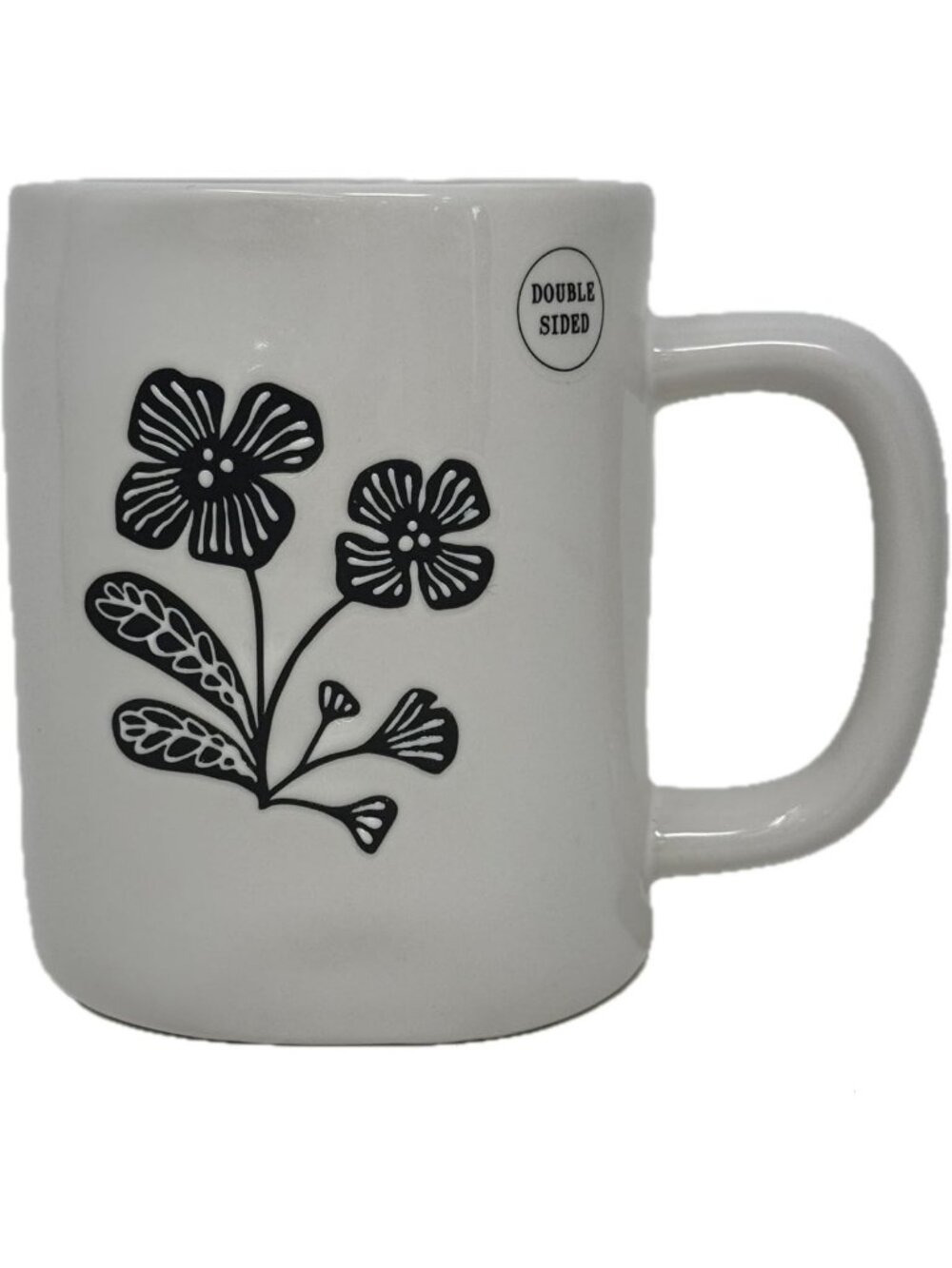 Floral Double-Sided Coffee Mug - Good Morning Beautiful, Perfect Gift for Coffee